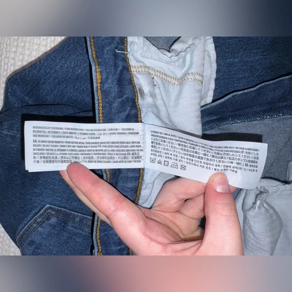 Abercrombie 90s Straight Ultra High Rise Curve Love Jeans Medium Wash - 32/14R - Picture 12 of 14